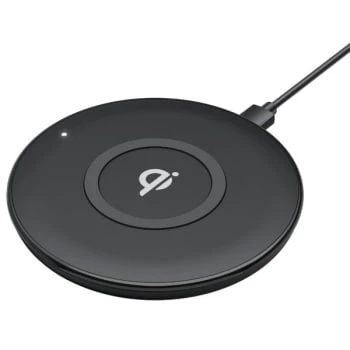 Teleadapt On-Desk Qi Wireless Charger, With Anti-Thief Features, Black 3 Teleadapt On-Desk Qi Wireless Charger, With Anti-Thief Features, Black