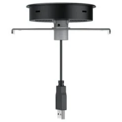 Teleadapt In-Desk Qi Wireless Charger, Hotel-Grade, 10w, Black -Household Supplies Store 216817 DetailedProductView2 Lg