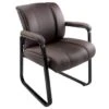 Brenton Studio Bellanca Brown/black Guest Chair