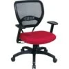 Space Seating Airgrid Back Manager Chair With Red Mesh Seat -Household Supplies Store 222279 V Lg