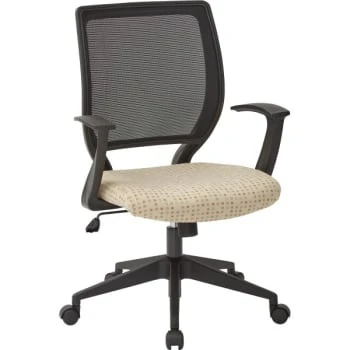 Worksmart Woven Mesh Task Chair In Luna With Dual Wheel Carpet Casters 3 Worksmart Woven Mesh Task Chair In Luna With Dual Wheel Carpet Casters