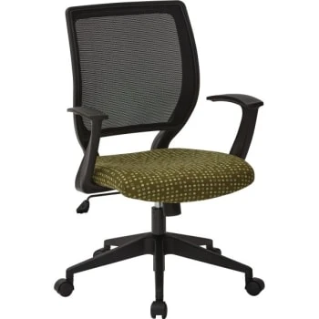 Worksmart Woven Mesh Task Chair In Herb With Dual Wheel Carpet Casters 3 Worksmart Woven Mesh Task Chair In Herb With Dual Wheel Carpet Casters