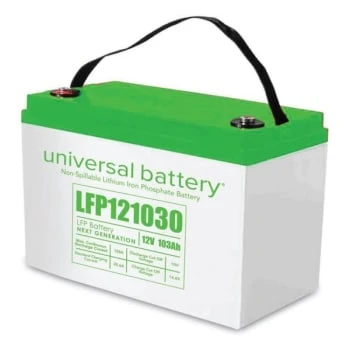 Universal Power Group 12.8-Volt 103 Ah Lithium Lfp Recharge Battery I8 Terminals 3 Universal Power Group 12.8-Volt 103 Ah Lithium Lfp Recharge Battery I8 Terminals
