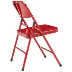 National Public Seating 200 Series Premium All-Steel Double Hinge Folding Chair -Household Supplies Store 233053 DetailedProductView2 Lg
