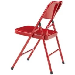 National Public Seating 200 Series Premium All-Steel Double Hinge Folding Chair -Household Supplies Store 233053 DetailedProductView3 Lg