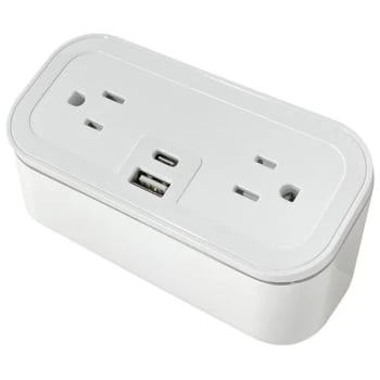 Brandstand Cubie Mini White - 2 Power Outlets And 1 Usb-A And 1 Usb-C Ports 3 Brandstand Cubie Mini White - 2 Power Outlets And 1 Usb-A And 1 Usb-C Ports