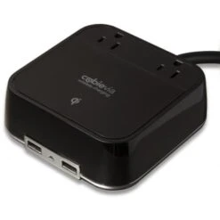 Brandstand Cubievia Wireless Charging Pad 2 Power Outlets With 2 Usb Ports