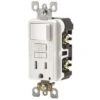 Leviton 15 Amp 125v 2-Pole Tamper-Resistant Combo Gfci/rocker Switch, White -Household Supplies Store 245243 MainProductImage Lg