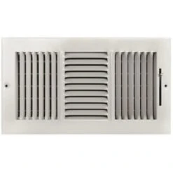 Truaire 12 In X 6 In 3-Way Steel Wall/ceiling Register