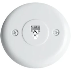 Westek White 1-Gang Phone Jack Wall Plate (10-Pack)