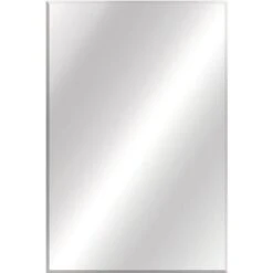 Glacier Bay 24 W X 36" H Frameless Beveled Edge Bathroom Vanity Mirror In Silver