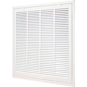 24x12" Return Air Grille, 1/2" Spacing, Adjustable Hinge Points, White 3 24x12" Return Air Grille, 1/2" Spacing, Adjustable Hinge Points, White