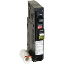 Square D Qo 15 Amp Single-Pole Combination Arc Fault Circuit Breakerqo115cafic