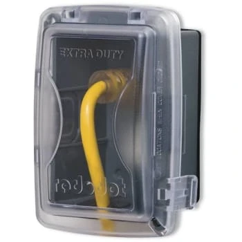 Red Dot 1-Gng 2-7/8 Weatherproof Horizontal/vertical Receptacle Cover Wasp Guard 3 Red Dot 1-Gng 2-7/8 Weatherproof Horizontal/vertical Receptacle Cover Wasp Guard