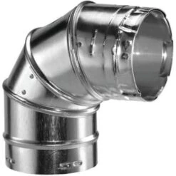 Duravent 4 In X 8.25 In 90-Degree Type B Gas Vent Elbow For Chimney Pipe
