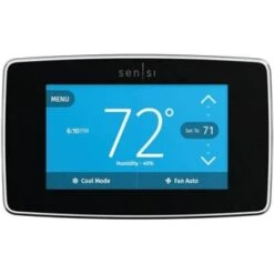 White-Rodgers Sensi Touch Wi-Fi 7-Day Programmable Thermostat, Black