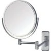 Jerdon 8" Wall Mount Mirror Matte-Nickel