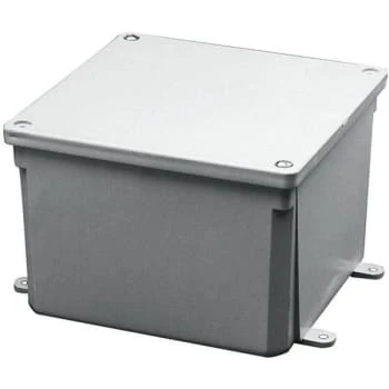 Carlon 4 " X 4 " X 4 " Pvc Junction Box 3 Carlon 4 " X 4 " X 4 " Pvc Junction Box