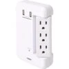 Prime Wire & Cable 6-Outlet Surge Tap W/ 2-Port 3.4a Usb Charger -Household Supplies Store 282671 K Lg