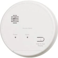 Gentex® Hardwired Photoelectric Smoke Alarm -Household Supplies Store 282809 V Lg