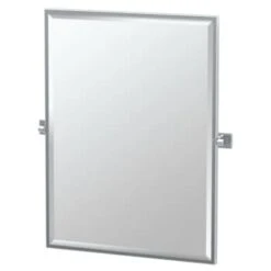Gatco Elevate Framed Large Rectangle Mirror In Chrome