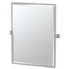 Gatco Elevate Framed Large Rectangle Mirror In Satin Nickel -Household Supplies Store 284461 WebOnly Lg