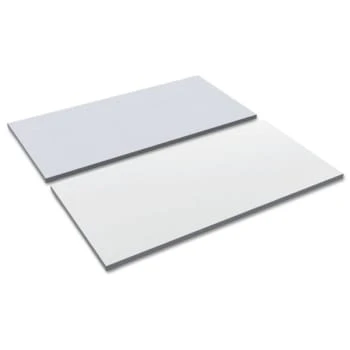 Alera® Reversible Laminate Table Top, Rectangular, 59 1/2w X 23 5/8d, White/gray 3 Alera® Reversible Laminate Table Top, Rectangular, 59 1/2w X 23 5/8d, White/gray