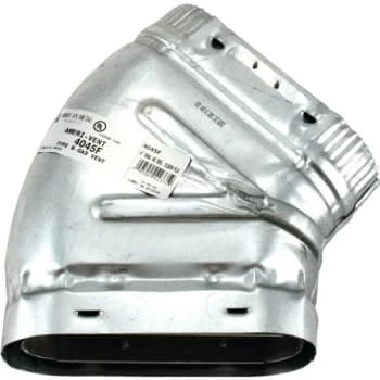 GENERIC Amerivent 4" Flt Oval 45 Degree B-Vent 3 GENERIC Amerivent 4" Flt Oval 45 Degree B-Vent