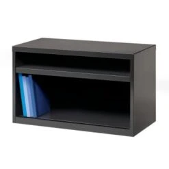 Space Solutions 18" Deep 4 Drawer Letter Width Vertical File Cabinet Black 13 Space Solutions 18" Deep 4 Drawer Letter Width Vertical File Cabinet Black -Household Supplies Store 291306 DetailedProductView10 Lg