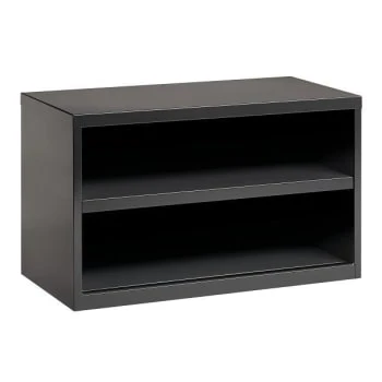 Space Solutions 18" Deep 4 Drawer Letter Width Vertical File Cabinet Black 5 Space Solutions 18" Deep 4 Drawer Letter Width Vertical File Cabinet Black - Image 3