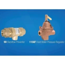 Watts 1/2"bronze Fill Valve & Backflw Preventer, Threaded Union, Tefln Tape -Household Supplies Store 291955 DetailedProductView3 Lg