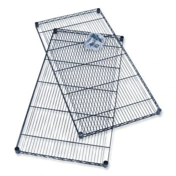 Safco Industrial Extra Shelf Pack, 36"w X 24"d X 1.5"h, Black, 2 Per Pack 3 Safco Industrial Extra Shelf Pack, 36"w X 24"d X 1.5"h, Black, 2 Per Pack