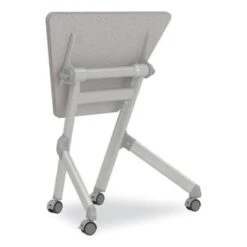 Safco Learn Nesting Trapezoid Desk, 32.83" X 22.25" X 29.5", Gray -Household Supplies Store 292986 LeftView Lg