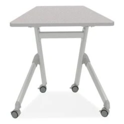 Safco Learn Nesting Trapezoid Desk, 32.83" X 22.25" X 29.5", Gray