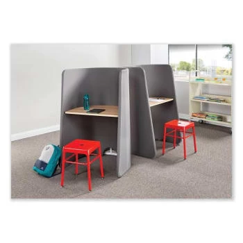 Safco Roam™ Touchdown Workstation, 33" X 30" X 51.5", Beech/tan 4 Safco Roam™ Touchdown Workstation, 33" X 30" X 51.5", Beech/tan - Image 2