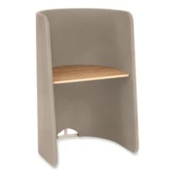 Safco Roam™ Touchdown Workstation, 33" X 30" X 51.5", Beech/tan