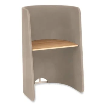 Safco Roam™ Touchdown Workstation, 33" X 30" X 51.5", Beech/tan 3 Safco Roam™ Touchdown Workstation, 33" X 30" X 51.5", Beech/tan