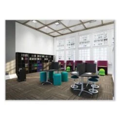 Safco Roam™ Touchdown Workstation, 33" X 30" X 51.5", Beech/tan 9 Safco Roam™ Touchdown Workstation, 33" X 30" X 51.5", Beech/tan -Household Supplies Store 293033 RightView Lg