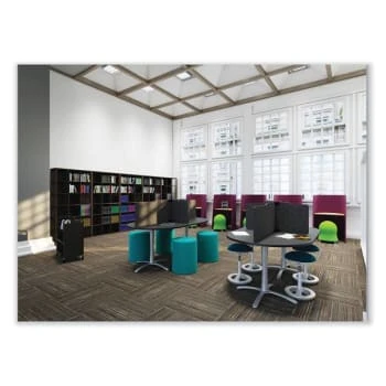 Safco Roam™ Touchdown Workstation, 33" X 30" X 51.5", Beech/tan 5 Safco Roam™ Touchdown Workstation, 33" X 30" X 51.5", Beech/tan - Image 3