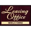 Leasing Office Welcome Floor Mat, Maroon, 6' X 4' -Household Supplies Store 293391 PT Lg 1