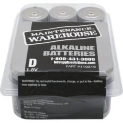Maintenance Warehouse® D Alkaline Battery, Package Of 12 5 Maintenance Warehouse® D Alkaline Battery, Package Of 12 -Household Supplies Store 294349 1 V Lg