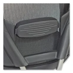 Safco Lineage™ Big & Tall All-Mesh Task Chair, 19.5" To 23.25", Black Seat -Household Supplies Store 296004 BottomView Lg