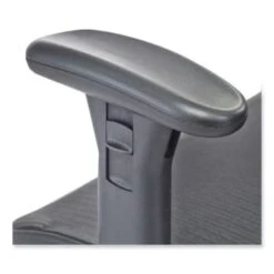 Safco Lineage™ Big & Tall All-Mesh Task Chair, 19.5" To 23.25", Black Seat -Household Supplies Store 296004 DetailedProductView1 Lg