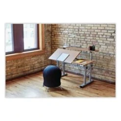 Safco Height-Adjust Split Level Drafting Table, Rectangular/square, Medium Oak 16 Safco Height-Adjust Split Level Drafting Table, Rectangular/square, Medium Oak -Household Supplies Store 296102 BottomView Lg