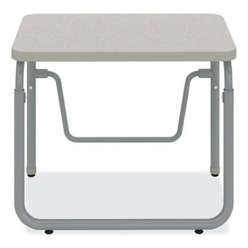 Safco Alphabetter® 2.0 Height Student Desk With Pendulum, 22" To 30", Gray 6 Safco Alphabetter® 2.0 Height Student Desk With Pendulum, 22" To 30", Gray - Image 4
