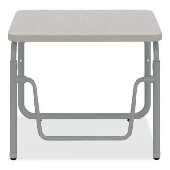 Safco Alphabetter® 2.0 Height Student Desk With Pendulum, 22" To 30", Gray 5 Safco Alphabetter® 2.0 Height Student Desk With Pendulum, 22" To 30", Gray - Image 3