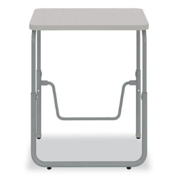 Safco Alphabetter® 2.0 Height Student Desk With Pendulum, 22" To 30", Gray 8 Safco Alphabetter® 2.0 Height Student Desk With Pendulum, 22" To 30", Gray - Image 6