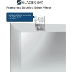 Glacier Bay 16" X 60" Frameless Beveled Edge Vanity Mirror "silver -Household Supplies Store 297347 DetailedProductView5 Lg