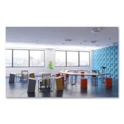 Safco Impromptu® Lectern, 26.5" X 18.75" X 46.5", Black -Household Supplies Store 297482 TopView Lg