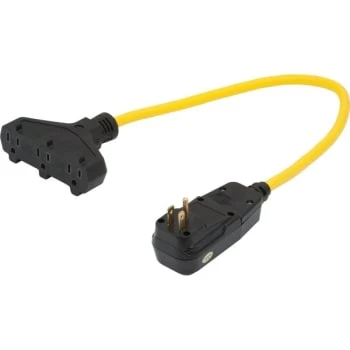 Prime Wire & Cable® Shock Safe Sjtw 5 Amp Extra Heavy-Duty Triple Tap Adapter W/ Gfci Plug 3 Prime Wire & Cable® Shock Safe Sjtw 5 Amp Extra Heavy-Duty Triple Tap Adapter W/ Gfci Plug